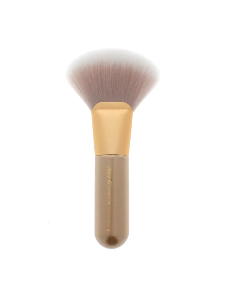 AMOR US BROCHA FLUFFY FAN BRUSH GOLD CRUSH BR-301
