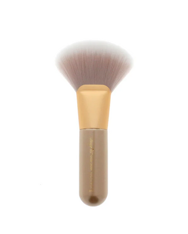 AMOR US BROCHA FLUFFY FAN BRUSH GOLD CRUSH BR-301