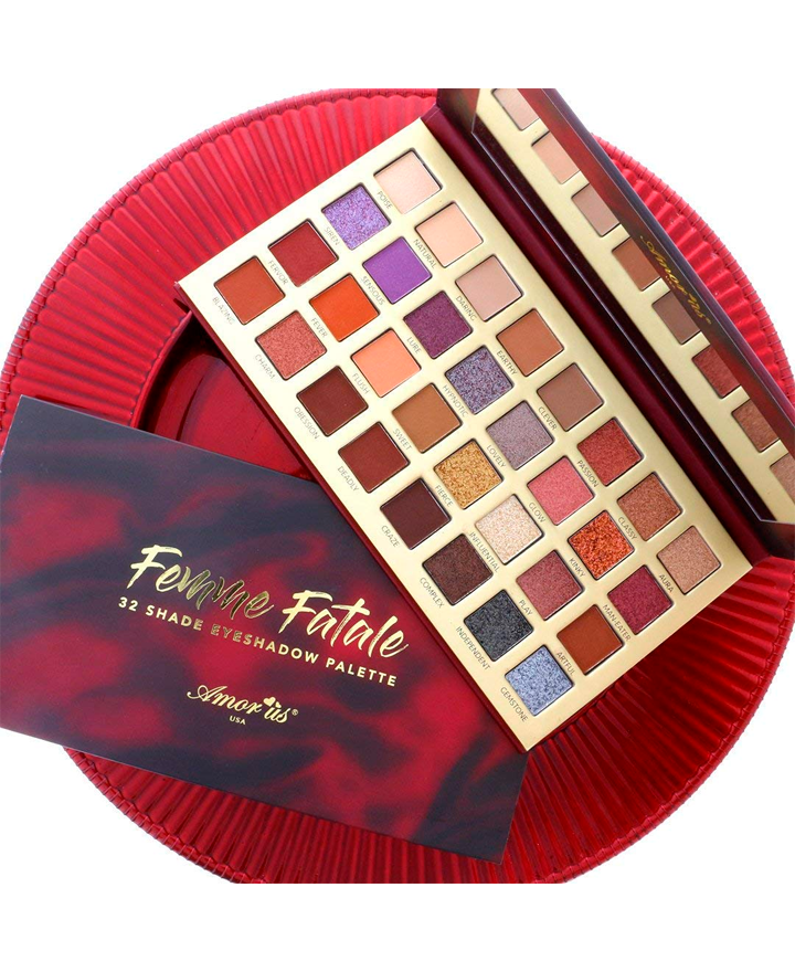 AMOR US PALETA DE SOMBRAS FEMME FATALE C/32 TONOS.
