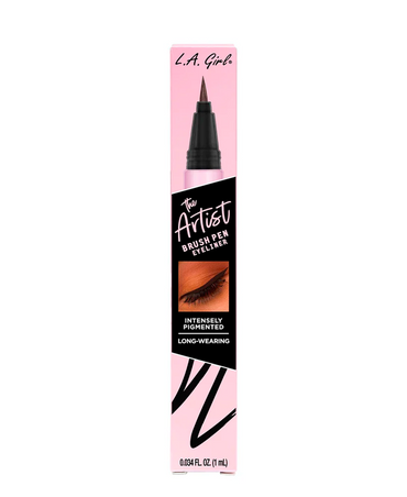 L.A. GIRL THE ARTIST BRUSH PEN EYELINER 1 ML. GLE740 INKY BLACK