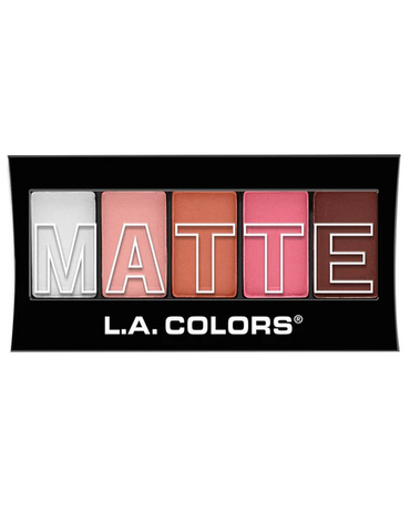 L.A. COLORS 5 SOMBRAS MATTE SOMBRAS PINK CHIFFON  CEM476