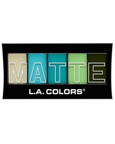 L.A. COLORS 5 SOMBRAS MATTE SOMBRAS TEAL ARGYLE CEM477