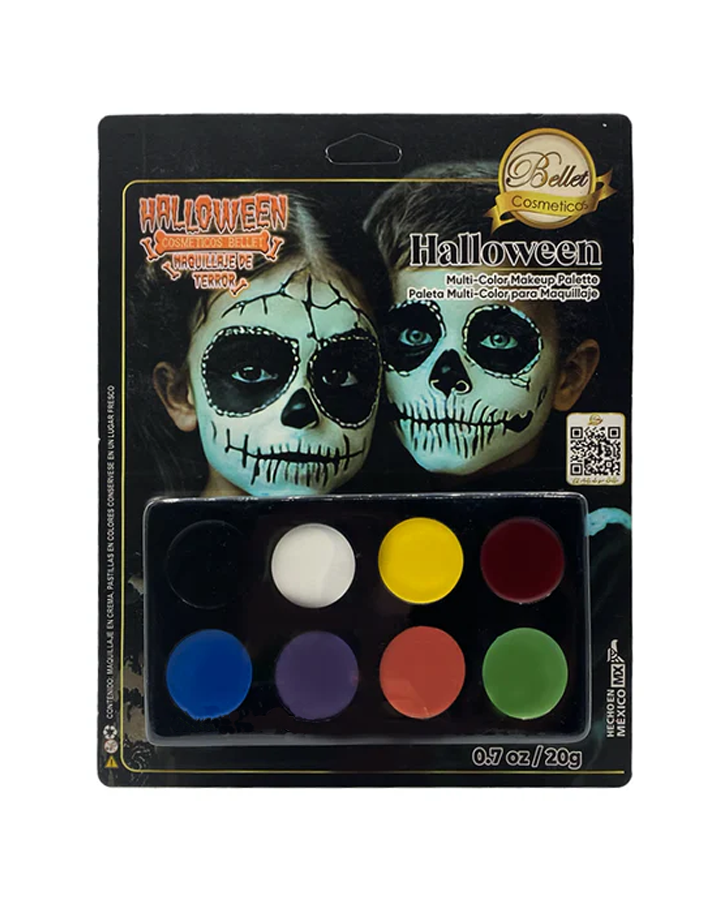 BELLET HALLOWEEN PALLETE 8 TONOS PASTEL 20 GRS. BLISTER