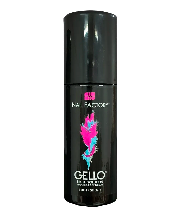 NAIL FACTORY GELLO BRUSH SOLUTION 150 ML.