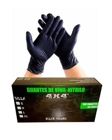 4X4 GUANTES VINIL-NITRILO CHICO C/50 PARES