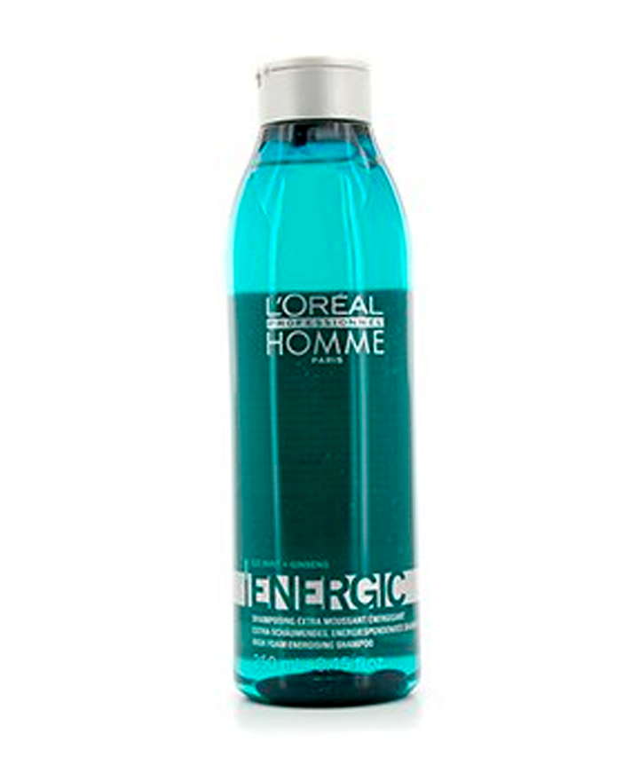 LOREAL HOMME ENERGIC SHAMPOO 250 ML. - El Palacio De La Belleza