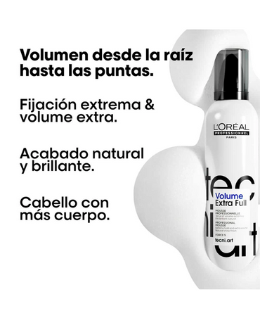 LP LOREAL TECNI ART NUEVO MOUSSE  VOLUME EXTRA FULL 250 ML.