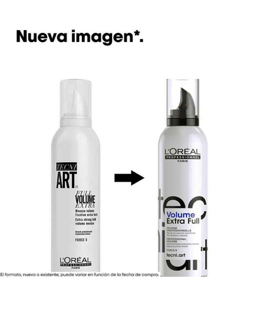 LP LOREAL TECNI ART NUEVO MOUSSE  VOLUME EXTRA FULL 250 ML.