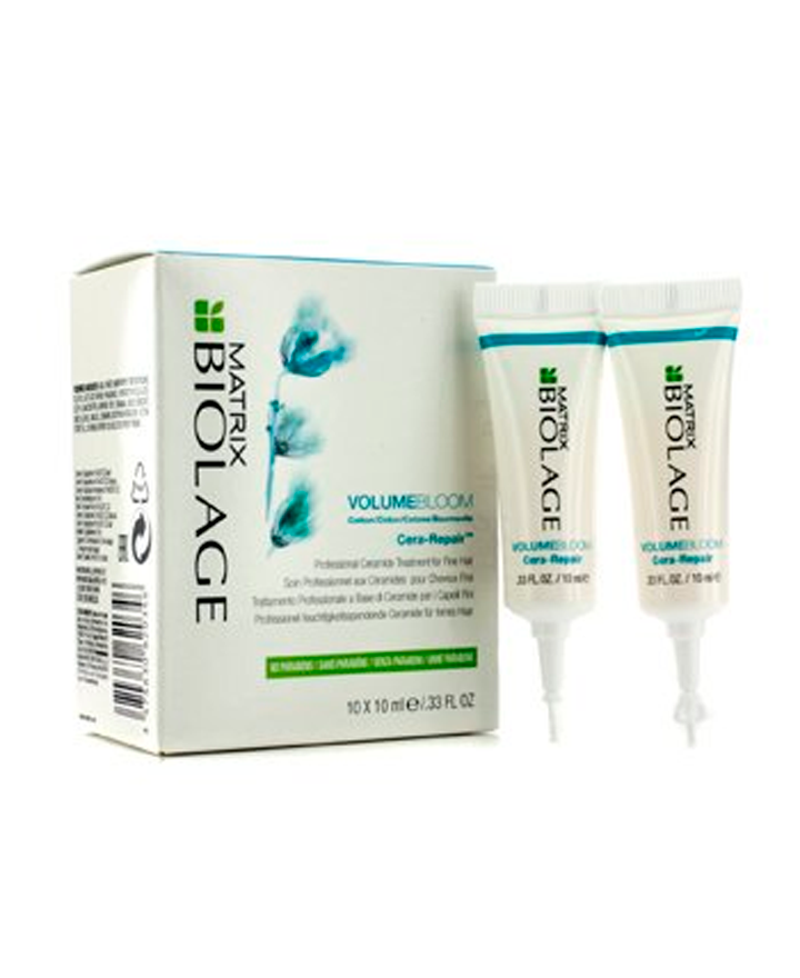 MATRIX BIOLAGE VOLUMEBLOOM CERA-REPAIR CAJA 10X10 ML.