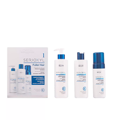 LP LOREAL SERIOXYL KIT FULLER HAIR 1 CABELLOS NATURALES C/3 PZAS.(D)