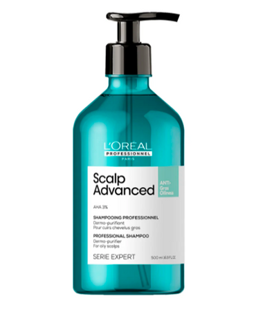 LP LOREAL SERIE EXPERT SCALP ADVANCED CONTROL ANTI GRASA SHAMPOO 500 ML.2025