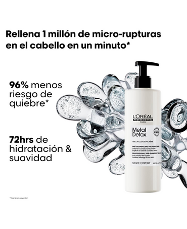 LP LOREAL SERIE EXPERT METAL DETOX TRATAMIENTO PRE-SHAMPOO 250 ML.