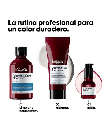 LP LOREAL SERIE EXPERT VITAMINO COLOR SPECTRUM SHAMPOO BLUE DYES 300 ML. 2025