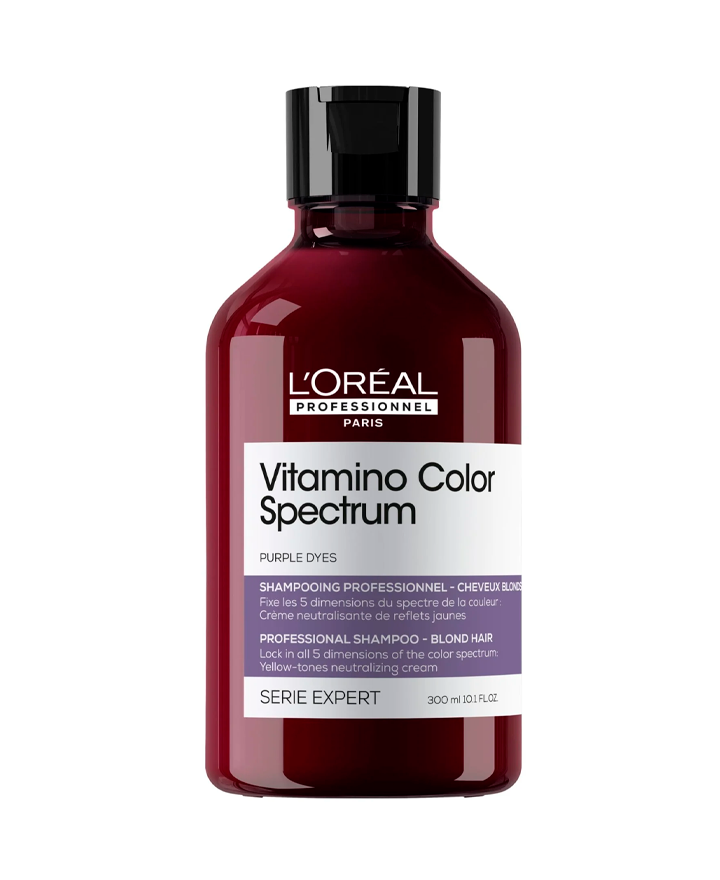 LP LOREAL SERIE EXPERT VITAMINO COLOR SPECTRUM SHAMPOO PURPLE DYES 300 ML. 2025