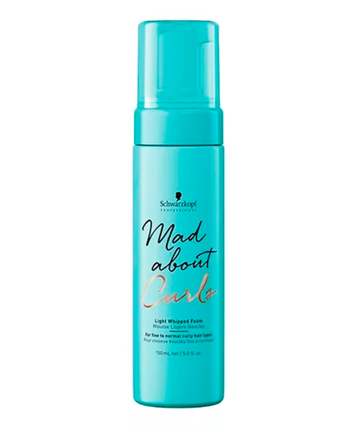 SCHWARZKOPF MAD ABOUT CURLS ESPUMA LIGHT WHIPPED 150 ML.