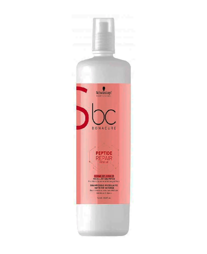 SCHWARZKOPF NUEVO BC PEPTIDE REPAIR RESCUE DEEP NOURISHING SHAMPOO 1 LT.