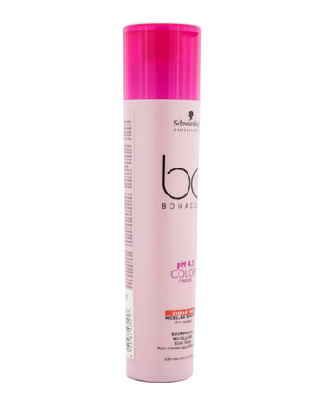 SCHWARZKOPF NUEVO BC PH 4.5 COLOR FREEZE VIBRANT RED SHAMPOO 250 ML.