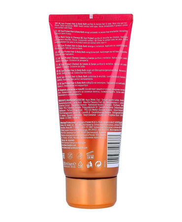 SCHWARZKOPF BC SUN PROTECT SHAMPOO HAIR AND BODY BATH 100 ML.