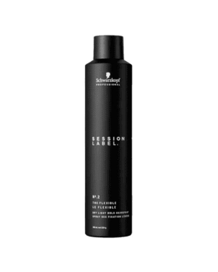 SCHWARZKOPF SESSION LABEL NO.2 THE FLEXIBLE DRY LIGHT HOLD HAIRSPRAY 500 ML.