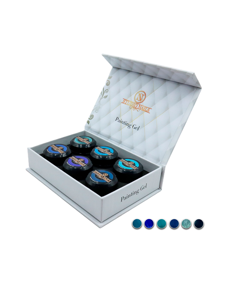 STUDIO NAILS PAINTING GEL 6 TONOS COLECCION F