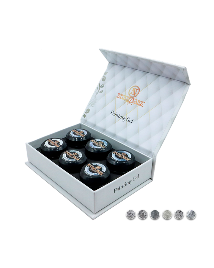 STUDIO NAILS PAINTING GEL 6 TONOS COLECCION H