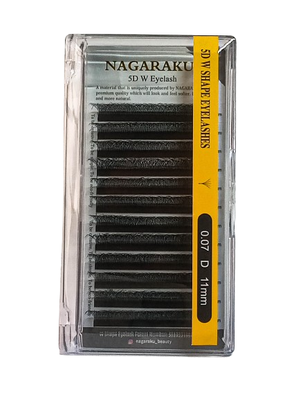 NAGARAKU PESTAÑAS MINK 5D-W 0.07 D 11MM