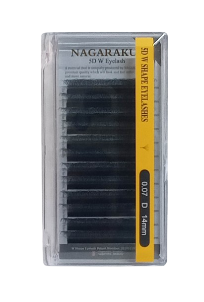 NAGARAKU PESTAÑAS MINK 5D-W 0.07 D 14MM