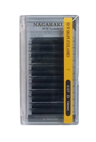 NAGARAKU PESTAÑAS MINK 5D-W 0.07 D 14MM
