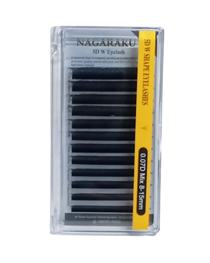 NAGARAKU PESTAÑAS MINK 5D-W 0.07 D MIX 8-15 MM