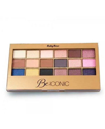 RUBY ROSE BE ICONIC KIT 12 SOMBRAS/6 MATTE/1 PRIMER HB-9917 (R)