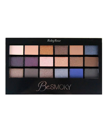 RUBY ROSE BE SMOKY KIT 11 SOMBRAS METAL/7 MATE /1 PRIMER HB-9926 (R)