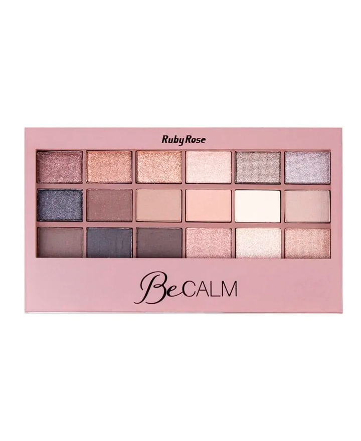RUBY ROSE BE CALM KIT 18 SOMBRAS MATE /1 PRIMER HB-9930 (R)