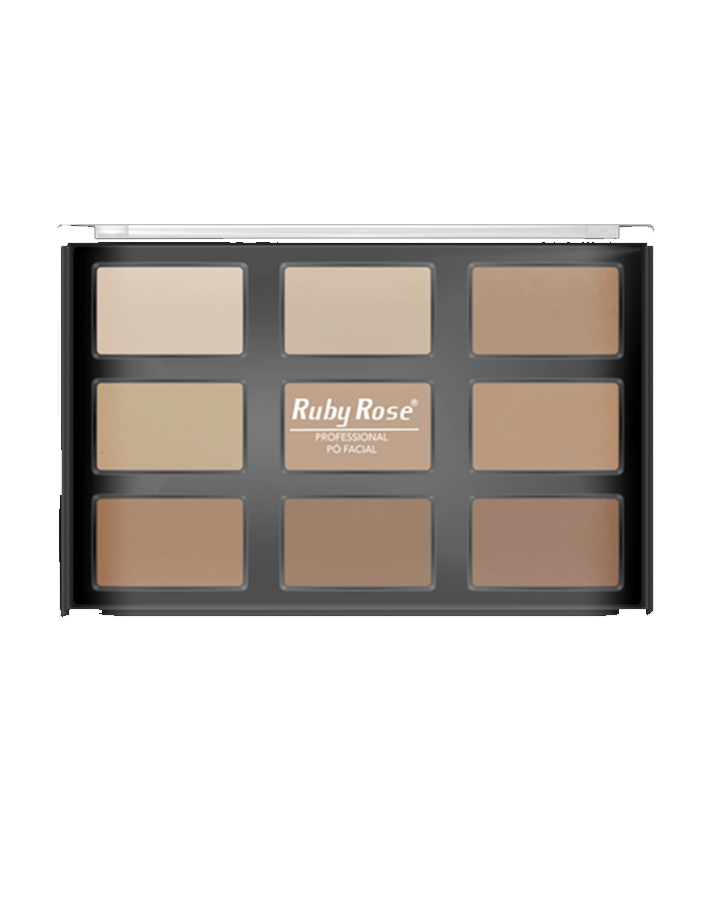 RUBY ROSE PALETA CONTORNOS EN POLVO HB7208