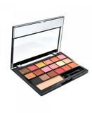 RUBY ROSE BE FABULOUS KIT 18 SOMBRAS MATE /1 PRIMER HB-9931 (R)