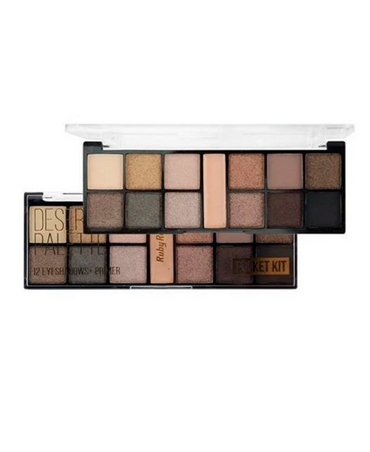 RUBY ROSE CLASSIC PALETTE SOMBRAS 8 SOMBRAS METAL /4 MATTE/ 1 PRIMER HB-9944 (R)
