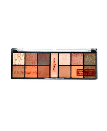 RUBY ROSE CLASSIC PALETTE SOMBRAS 8 SOMBRAS METAL /4 MATTE/ 1 PRIMER HB-9963 (R)