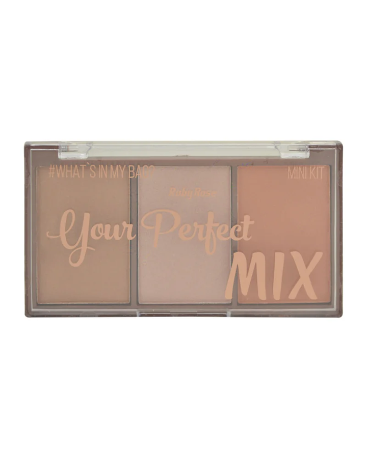 RUBY ROSE YOUR PERFECT MIX TRIO HB-6110 COLOR#4 RUBOR/ ILUMINADOR