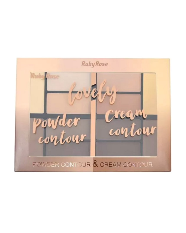 RUBY ROSE CONTORNO EN POLVO Y CREMA HB-8100