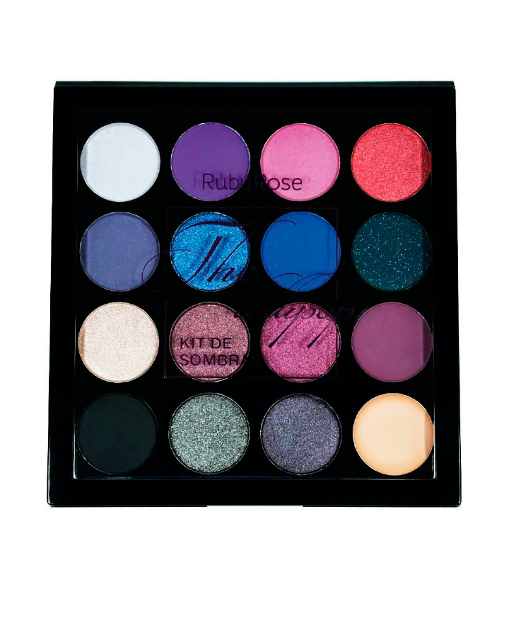RUBY ROSE PALETA SOMBRAS 15 TONOS /1 BASE HB-1025 (R)