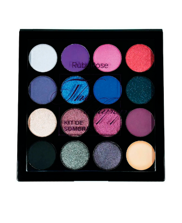 RUBY ROSE PALETA SOMBRAS 15 TONOS /1 BASE HB-1025 (R)
