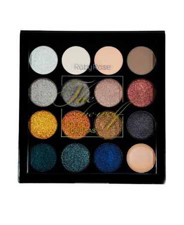 RUBY ROSE PALETA SOMBRAS 15 TONOS /1 BASE HB-1026 (R)