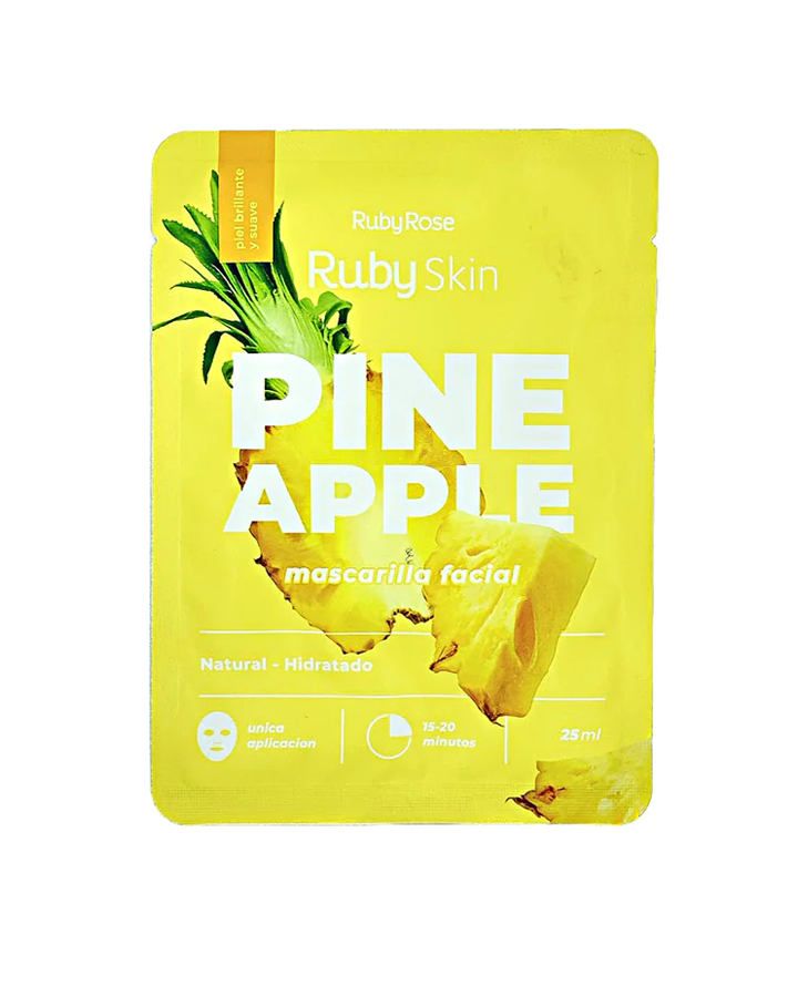 RUBY SKIN PINEAPPLE MASCARILLA FACIAL NATURAL-HIDRATADO 25 ML.HB-802