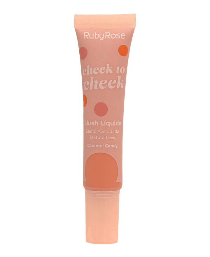 RUBY ROSE CHEEK TO CHEEK RUBOR LIQUIDO CARAMEL CANDY HB-6616