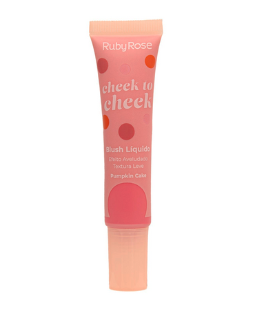 RUBY ROSE CHEEK TO CHEEK RUBOR LIQUIDO PUMPKIN CAKE HB-6616