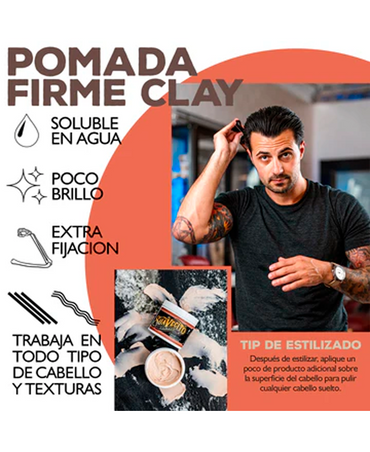 SUAVECITO POMADA FIRME CLAY 113 G.