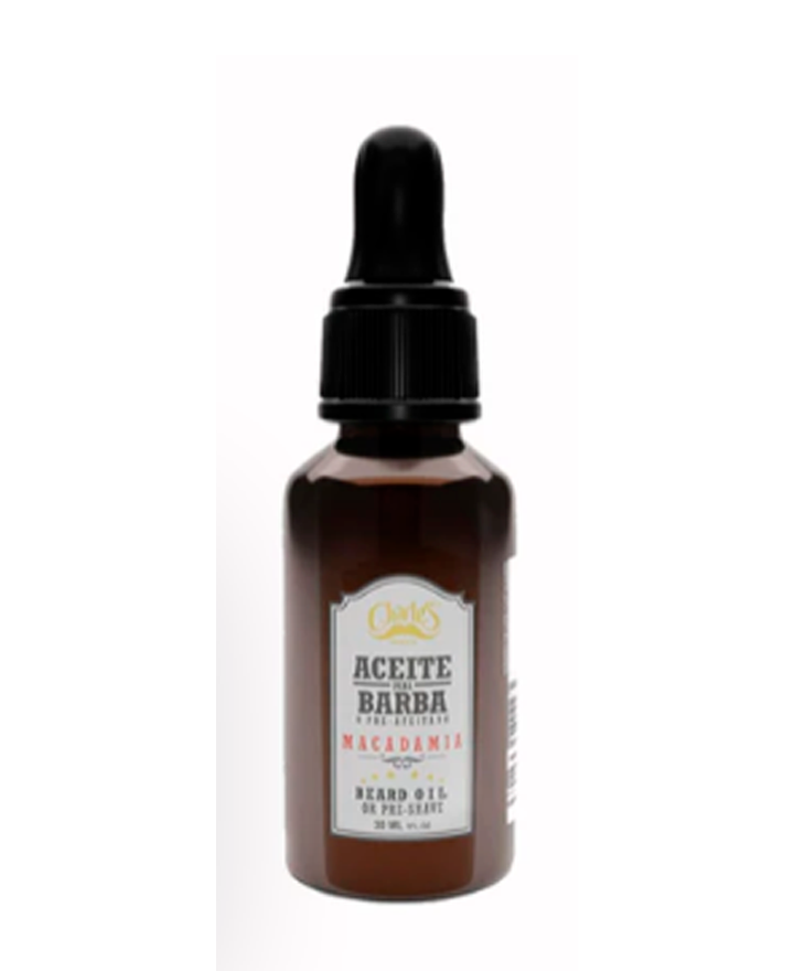 CHARLES BEARD OIL MACADAMIA 30 ML.