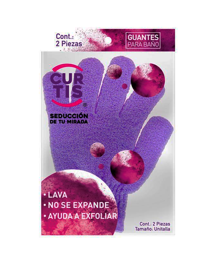 CURTIS 120-C OKRA GUANTES EXFOLIANTES