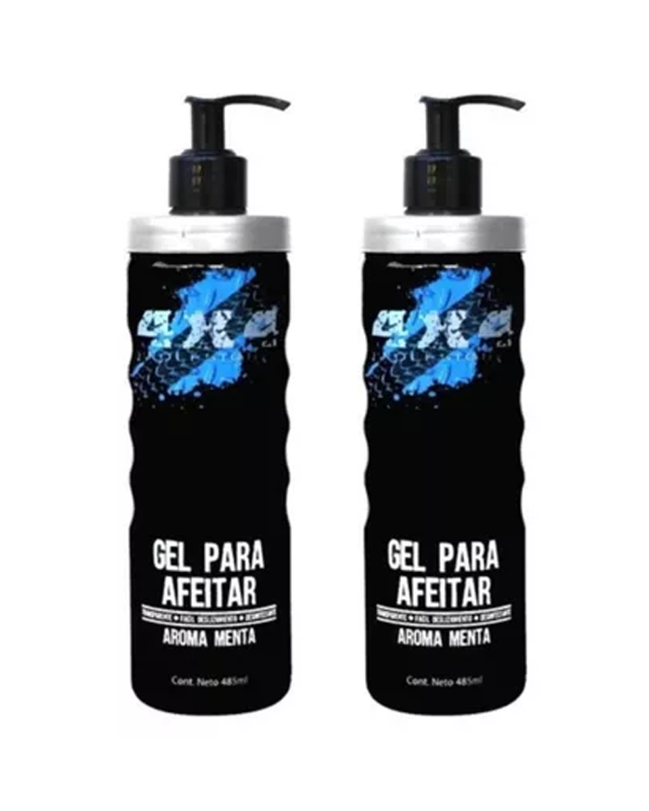 4X4 PROFESIONAL KIT GEL PARA AFEITAR 485 ML. DOS A PRECIO ESPECIAL 2
