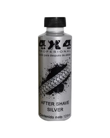 4X4 PROFESIONAL AFTER SHAVE 125 ML. SILVER