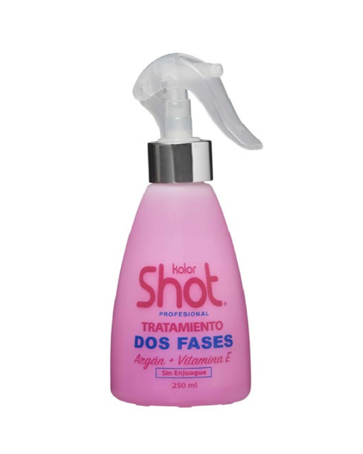 KOLOR SHOT TRATAMIENTO DOS FASES ROSA 250 ML.